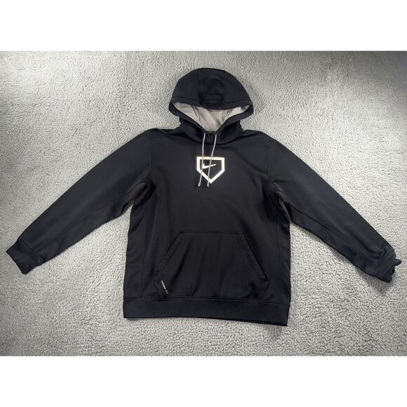 Nike Therma Fit Hoodie‎ Men Medium Center Swoosh Pullover - Picture 1 of 8